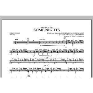 Some Nights - Percussion 1