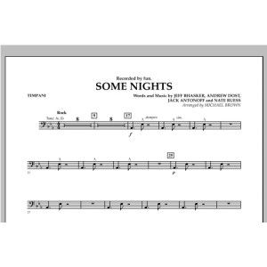 Some Nights - Timpani