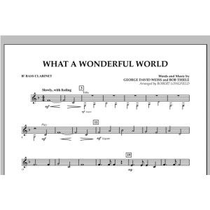 What A Wonderful World - Bb Bass Clarinet