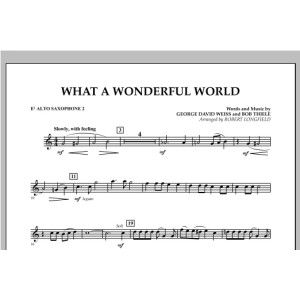 What A Wonderful World - Eb Alto Saxophone 2