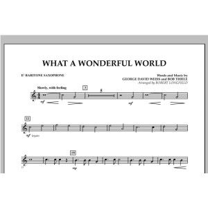 What A Wonderful World - Eb Baritone Saxophone