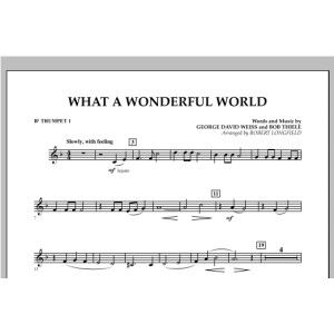 What A Wonderful World - Bb Trumpet 1