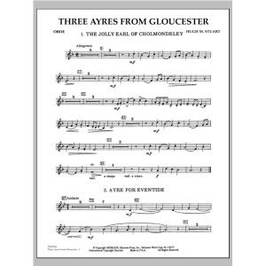 Three Ayres From Gloucester - Oboe