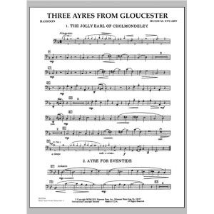 Three Ayres From Gloucester - Bassoon