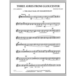 Three Ayres From Gloucester - Bb Clarinet 2