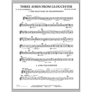 Three Ayres From Gloucester - Eb Alto Saxophone 1