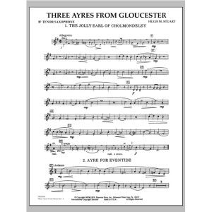 Three Ayres From Gloucester - Bb Tenor Saxophone