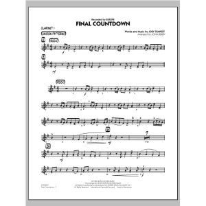 Final Countdown - Bb Clarinet 1