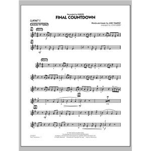 Final Countdown - Bb Clarinet 2