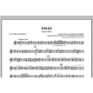 Sway (quien Sera) Dl - Bb Tenor Saxophone