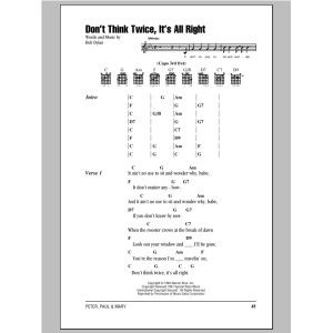 Don't Think Twice, It's All Right