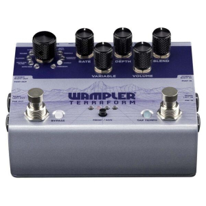 El Wampler Terraform es un pedal de efectos todo en uno que te ofrece una amplia variedad de sonidos de calidad premium en un so