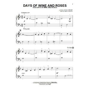 Days Of Wine And Roses