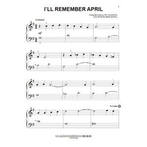 I'll Remember April