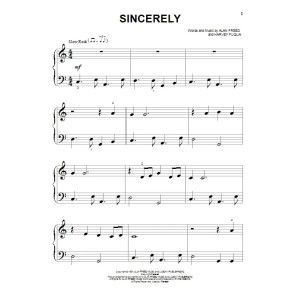Sincerely