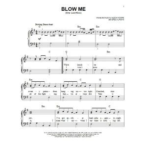 Blow Me (One Last Kiss)