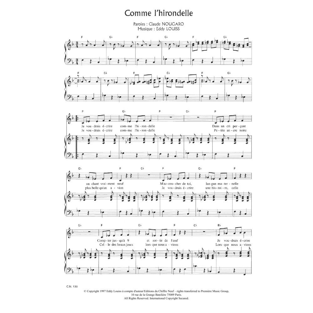 Comme L'hirondelle