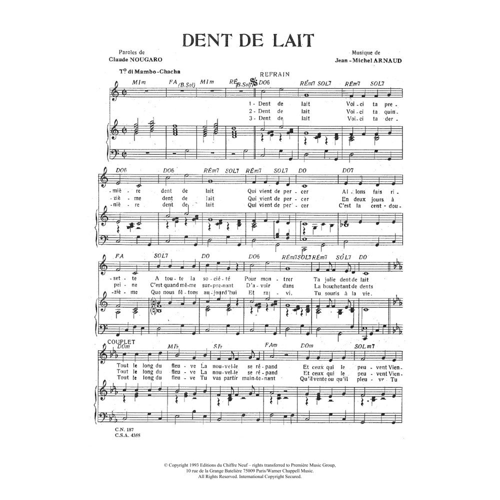 Dent De Lait
