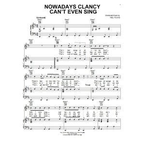 Nowadays Clancy Can't Even Sing