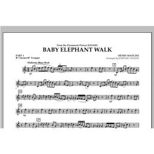 Baby Elephant Walk - Pt.1 - Bb Clarinet/Bb Trumpet