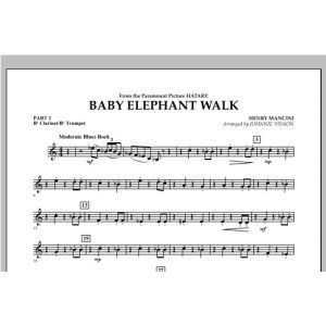Baby Elephant Walk - Pt.2 - Bb Clarinet/Bb Trumpet