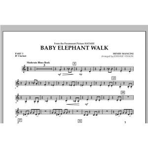 Baby Elephant Walk - Pt.3 - Bb Clarinet
