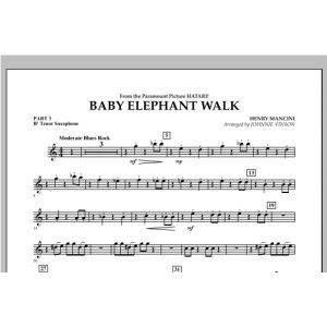 Baby Elephant Walk - Pt.3 - Bb Tenor Saxophone