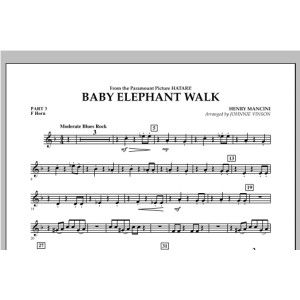 Baby Elephant Walk - Pt.3 - F Horn