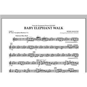 Baby Elephant Walk - Pt.4 - Bb Tenor Sax/Bar. T.C.