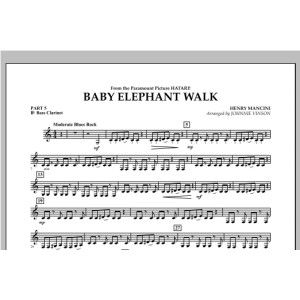 Baby Elephant Walk - Pt.5 - Bb Bass Clarinet