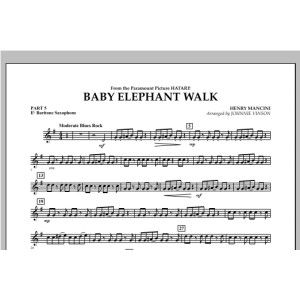 Baby Elephant Walk - Pt.5 - Eb Baritone Saxophone