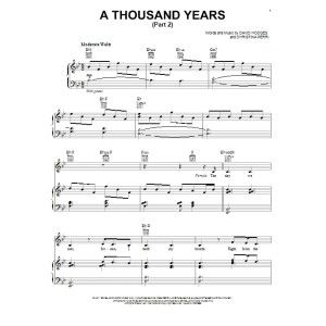 A Thousand Years (Part 2)