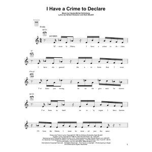 I Have A Crime To Declare (from Les Miserables)