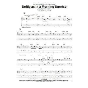 Softly As In A Morning Sunrise