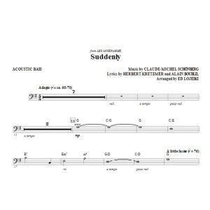 Suddenly (from Les Miserables The Move) - Acoustic Bass