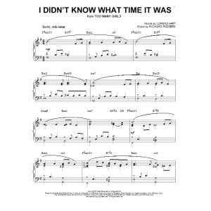 I Didn't Know What Time It Was (arr. Brent Edstrom)