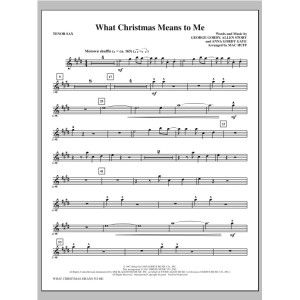 What Christmas Means to Me - Tenor Sax