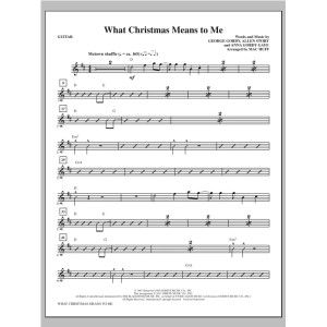 What Christmas Means to Me - Guitar