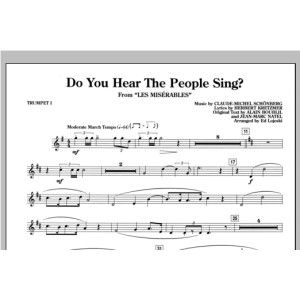 Do You Hear The People Sing? (from Les Miserables) (arr. Ed Lojeski) - Bb Trumpet 1