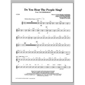Do You Hear The People Sing? (from Les Miserables) (arr. Ed Lojeski) - Guitar