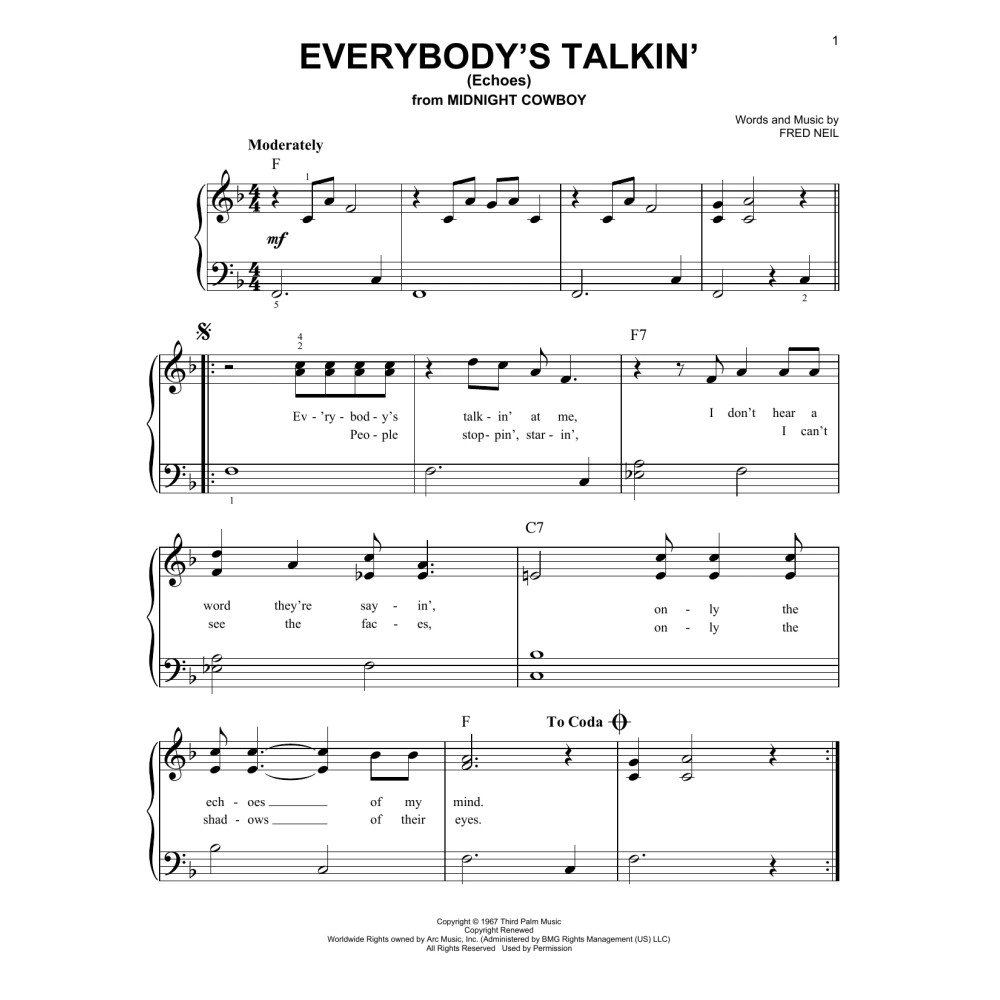 Everybody's Talkin' (Echoes)