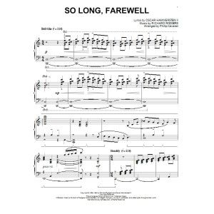 So Long, Farewell (from The Sound Of Music) (arr. Phillip Keveren)