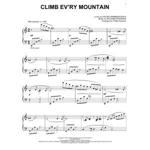 Climb Ev'ry Mountain (from The Sound Of Music) (arr. Phillip Keveren)