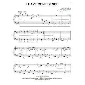 I Have Confidence (from The Sound Of Music) (arr. Phillip Keveren)