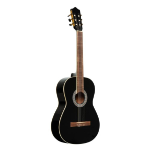Guitarra clásica SCL60 con tapa de abeto, negra