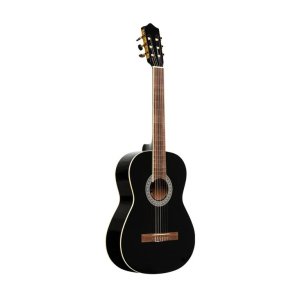 Guitarra clásica SCL60 con tapa de abeto, negra