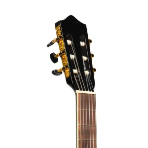 Guitarra clásica SCL60 con tapa de abeto, negra
