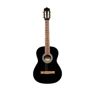 Guitarra clásica SCL60 con tapa de abeto, negra