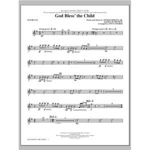 God Bless' The Child (arr. Steve Zegree) - Bb Tenor Saxophone