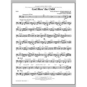 God Bless' The Child (arr. Steve Zegree) - Bass